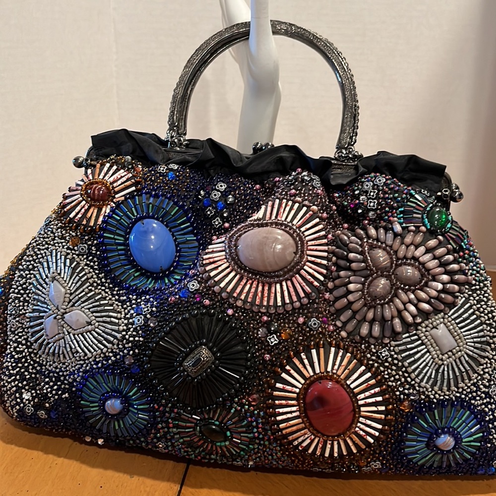 Clara Kasavina stunning vintage Style Beaded collectible  Brand new Handbag wow